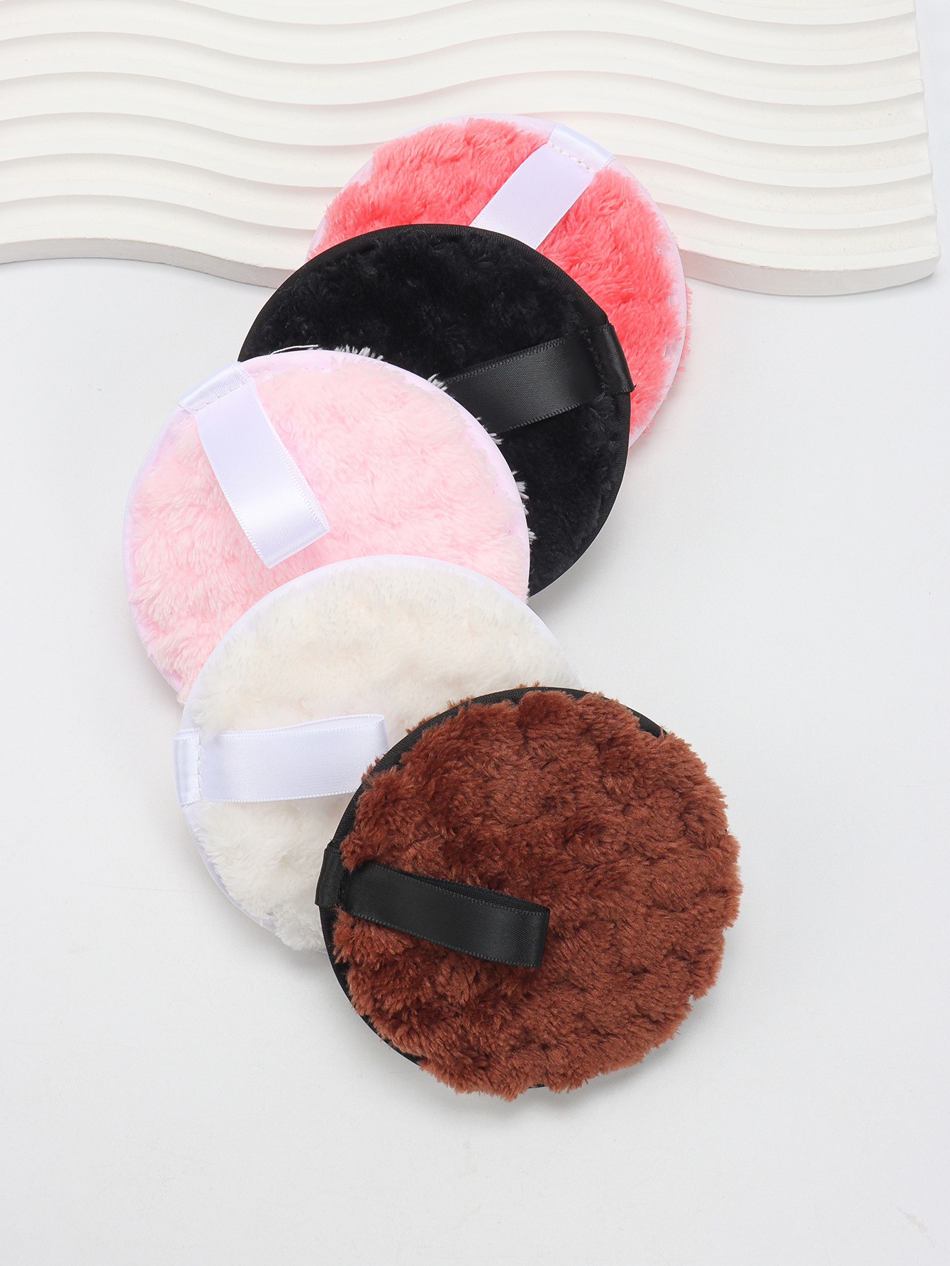 Random Slacker Paquete de 5-10-20 esponjas reutilizables para lavar la cara de doble cara, redondo. Maquillaje de base de doble uso seco y húmedo sin látex Cr: Azul