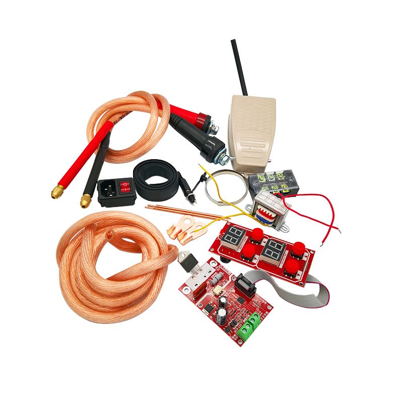 Spot welding machine DIY kit 18650 lithium battery spot welding machine assembly kit without main transformer: D04 40A board kit