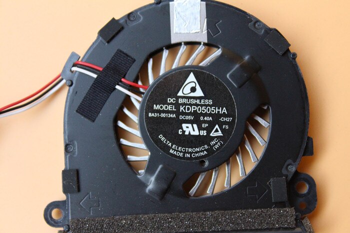 Nuova ventola del dispositivo di raffreddamento della CPU per la compressa astuta XE700 XE700T1C del PC di Samsung XE700T1A-A06US XE700T1A BA31-00134A 5 5V 0.4A CH27