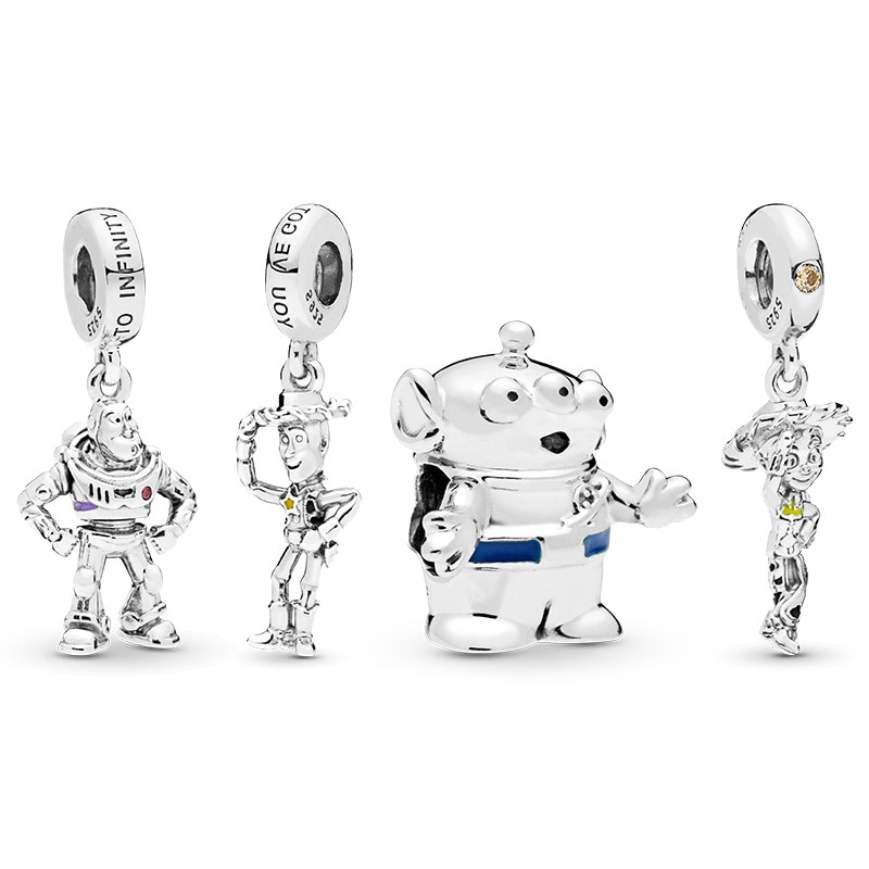 Original 925 Silber Korn Reize Anhänger Kristall Reize passen Armbänder & Armreif DIY Frauen Schmuck Machen