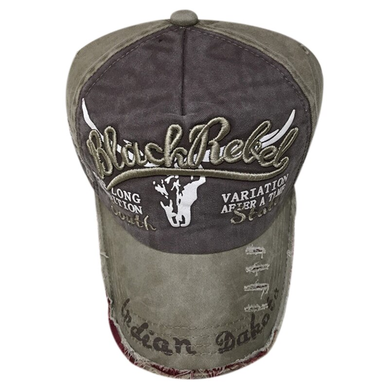 Heren baseballpetten, damespetten, bottenpetten voor heren, pet met letterprint, katoenen pet: Kakigroen
