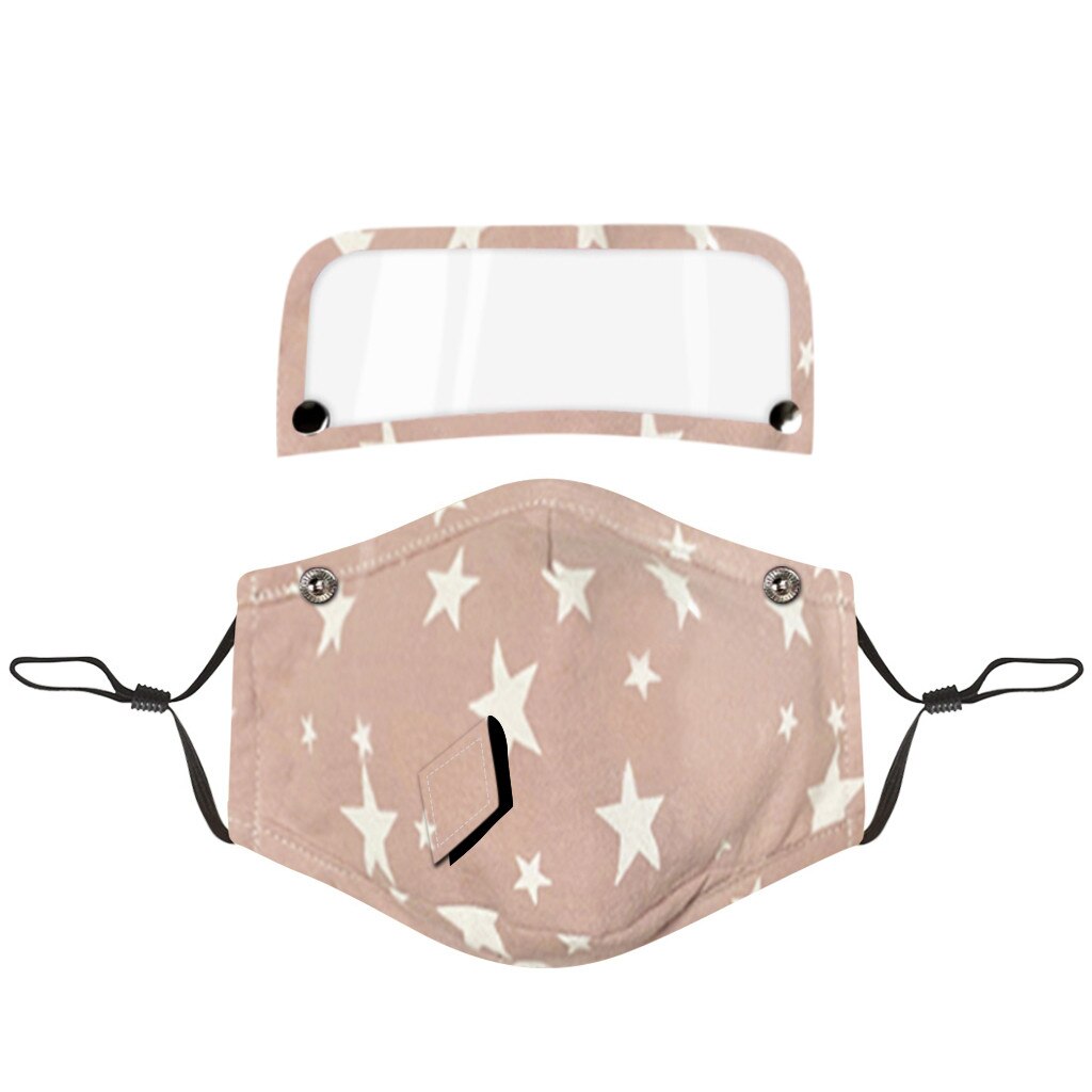 Masque facial à boire réutilisable adulte avec trou pour la paille et les yeux détachables