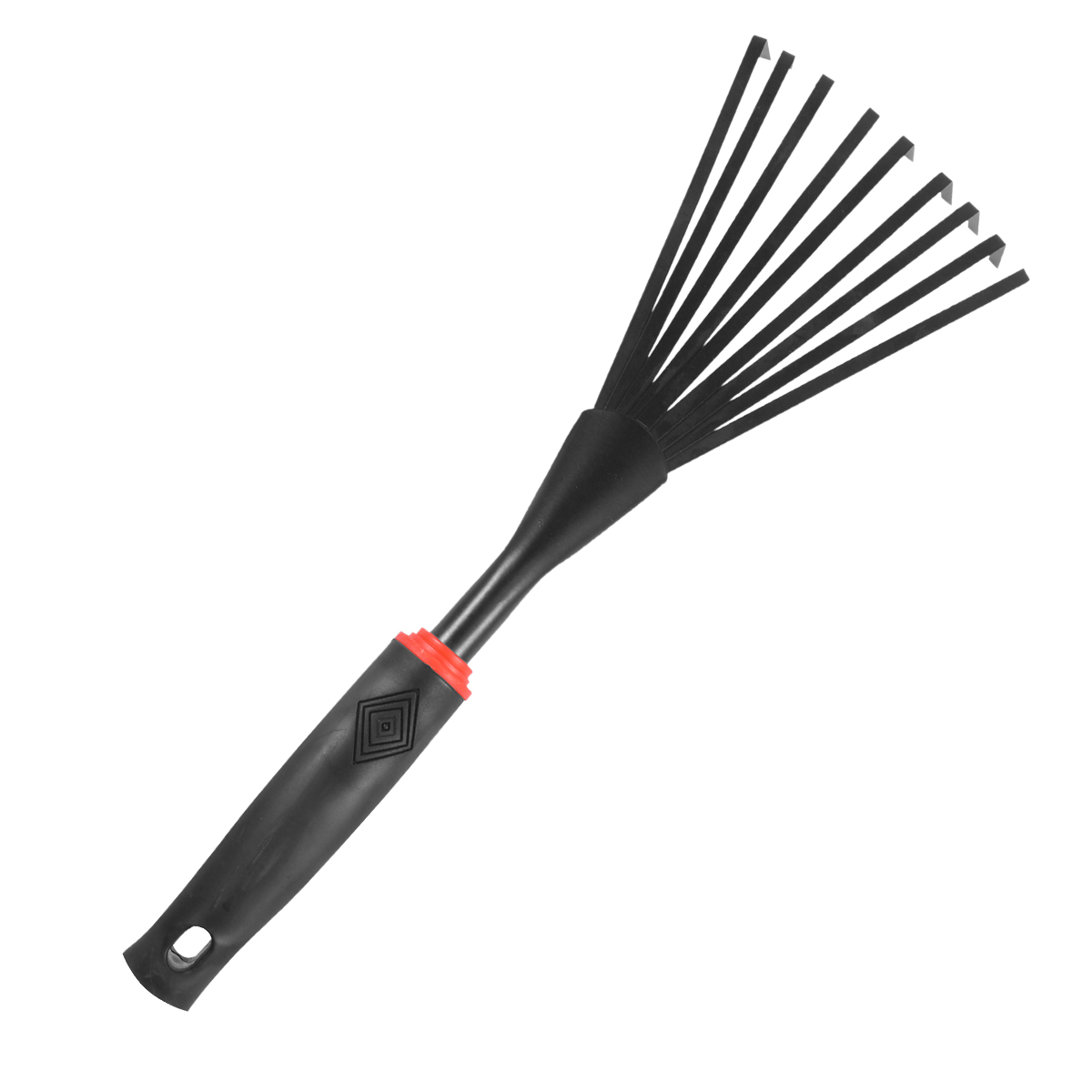 1PC Large Steel Wire Gardening Rakes Multifunctional Fallen Leaves Harrow Grass Rake Wooden Handle Garden Rake Gardening Tool