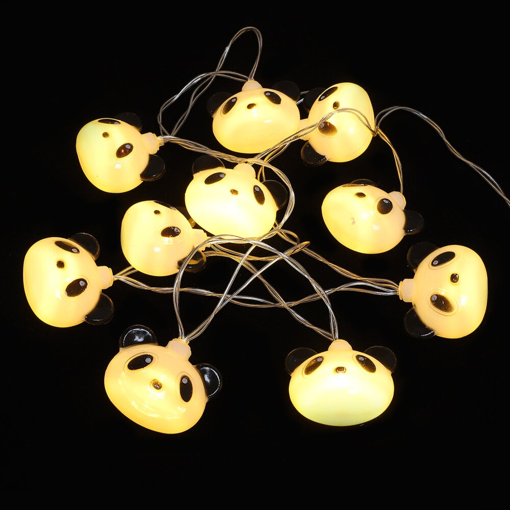 1 Set Panda Shape String Lights Decoratieve String Lampen Led Lampen