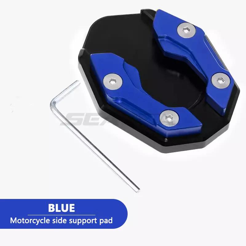 BLALION-extensor de soporte lateral para motocicleta, aleación de aluminio, placa de soporte, accesorio para motocicleta: Multicolor