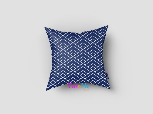Design speciale seggiolino auto per bambini seduta per bambini camera da letto sedia da ufficio lusso retrò geometrico Cojines ornamento Decor cuscino quadrato corpo