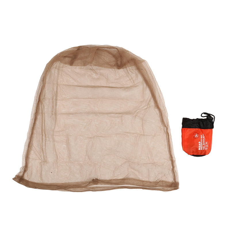 Anti mosquito bug abelha inseto malha chapéu cabeça rosto proteger net capa viagem acampamento protetor equipamentos de acampamento com 1 saco armazenamento: CÉU AZUL