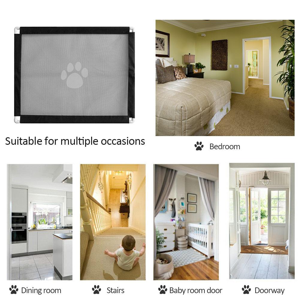 Safety Pet Dog Fence Gate Safe Guard Enclosure Dog Fences Dog Gate The Ingenious Mesh Magic Pet Gate Isolation network For Dogs