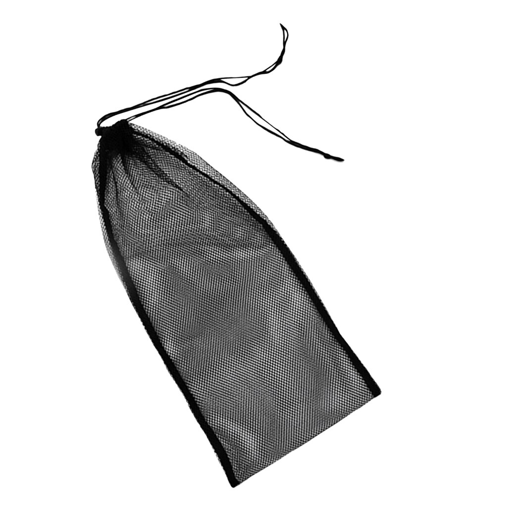 Bolsa de malla de gran capacidad para buceo, esnórquel, aletas de natación, soporte de engranaje, saco de viaje, 50x23,5 cm