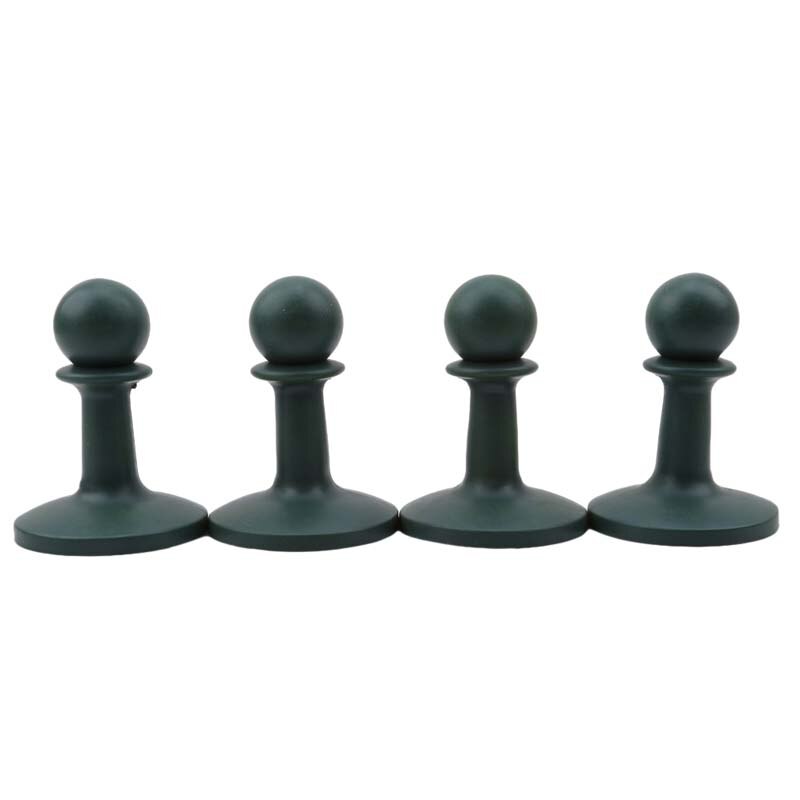 4 pièces/ensemble casquette Anti-foudre Camping tente poteaux auvent tige Support barre Anti-tonnerre Protection couverture chapeau: dark green