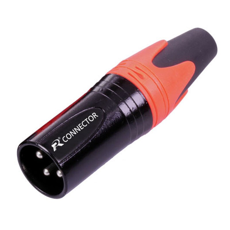 1pc nc3 mxx& nc3 fxx xlr-kontakt , 3 pinner, lodding xl hannplugg & hunnkontakt lydmikrofonkontakt til mikrofon , 7 farger tilgjengelig: 1pc oransje hanner