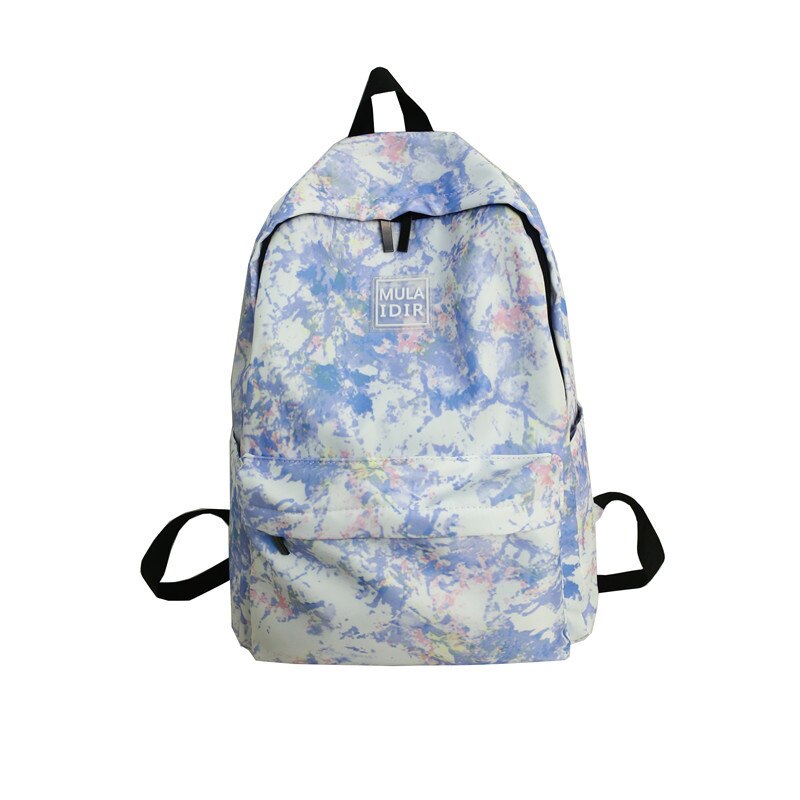 Camouflage Backpack Brand School Bag for Girls Preppy Style Book Bag Water Proof Leisure Or Travel Bag for Women: Blue