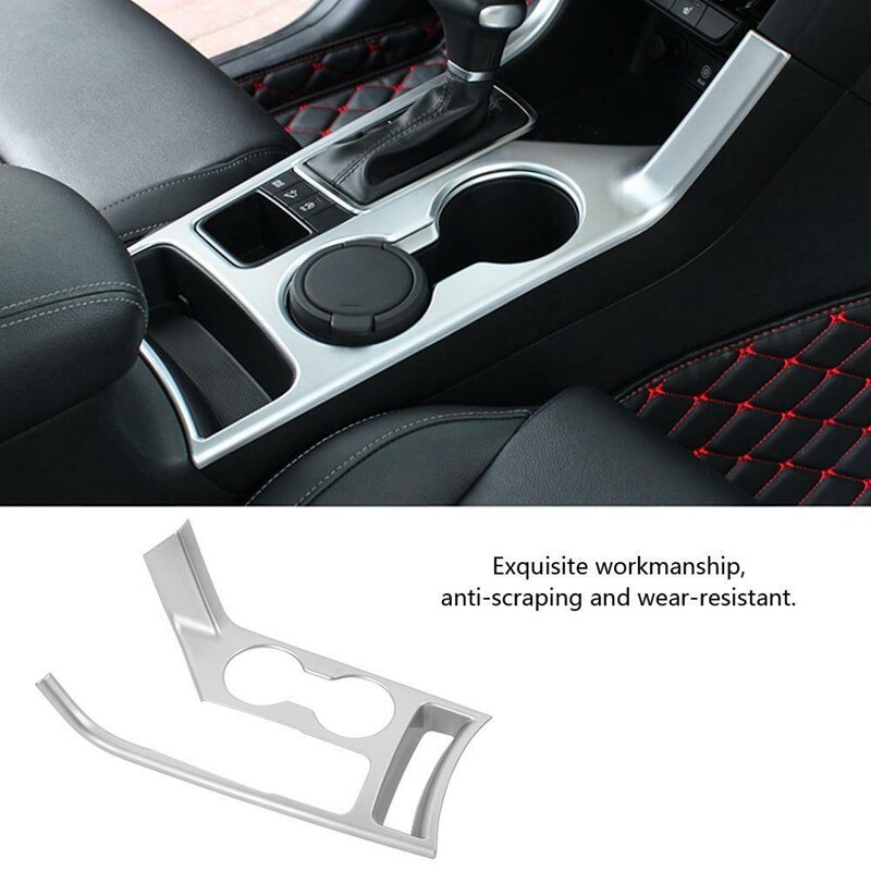 Car Interior Gear Box Panel Cover Trim for KIA Sportage 4 QL KX5 Water Cup Holder Frame Accessories