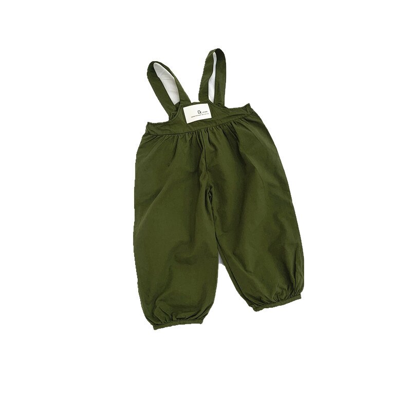 5118 Kinderen Wijde Pijpen Bretels Broek Koreaanse Baby Jongen Jarretel Overalls Broek Meisje Effen Bib Broek Broek Kleding