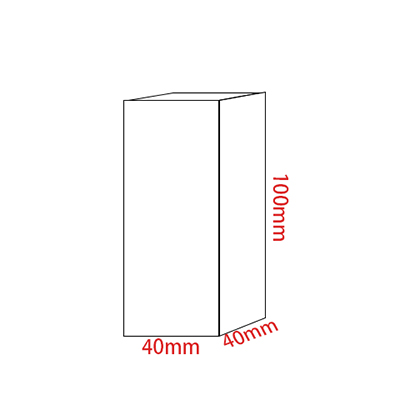 Acryl Plexiglas Vierkant Stempelen Transparant Blok Cosmetica Display Stand Fotografie Props Poppen Parfum Ring Sieraden Houder: Goud