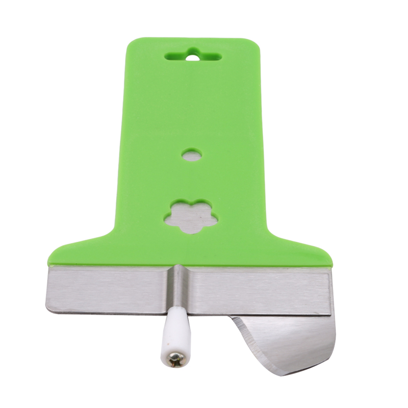 1 PCS Green Rvs Noedels Gewijd Single-sharp Noedels Snijmachine Deeg Snijden Mes Snijgereedschap