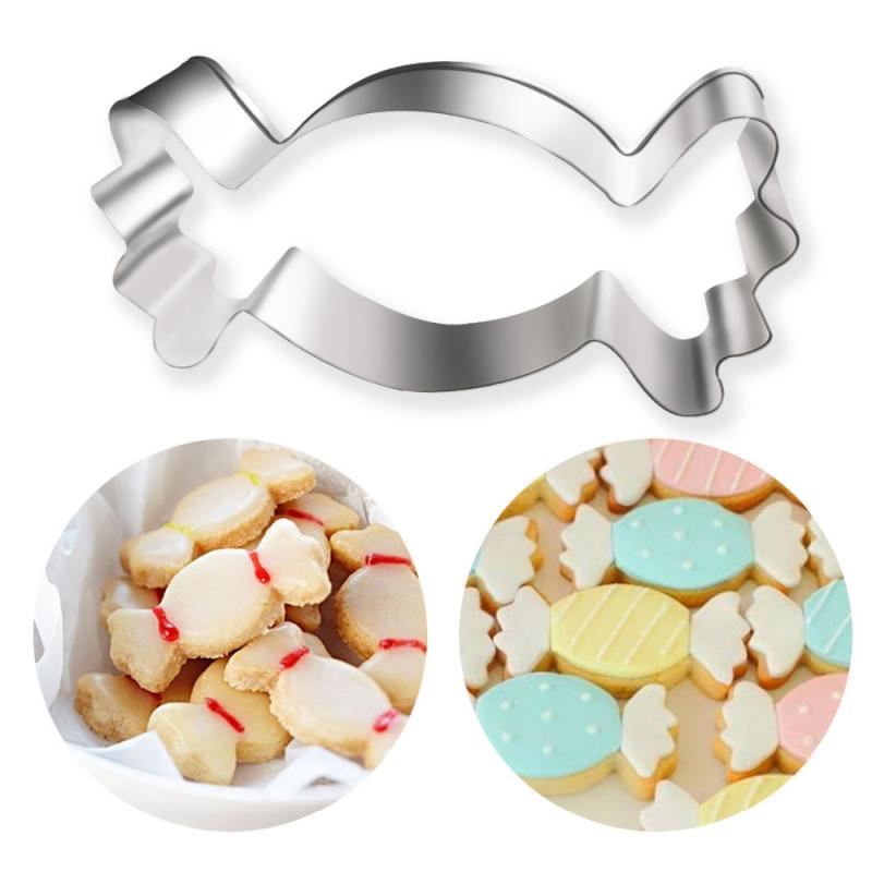 1 stk bage kage udstikker sky-formet fondant chokolade kiks form småkage stempel rustfrit stål bageware værktøjer tslm 1: Form slik