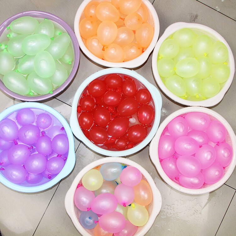 1444pcs Water Balloons Refill Package Funny Summer Outdoor Toy Water Balloon Bombs Summer Novelty Gag Toys For Children