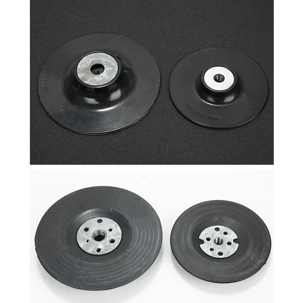 M10 M14 Angle Grinder Plastic Backing Pad For Abrasive Sanding Fibre Grit Disc Polishing Tray Pallet Sandpaper Polishing Disc