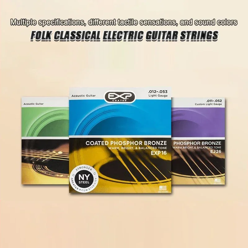 Klassiske guitarstrenge nylonkerne forsølvet kobberviklet musikinstrumenter tilbehør dele