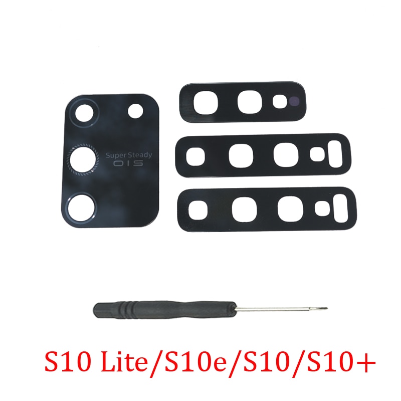 Camera Glass Lens For Samsung S10 S10+ S20 Plus S20+ 100% Original Phone S10e S10 Lite S20 Ultra Rear Back Camera Lens + Tools