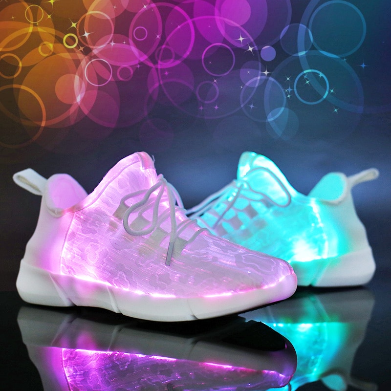 Warm Als Home Usb Charger Glowing Light Up Sneakers Led Kinderen Verlichting Schoenen Jongens Meisjes Verlichte Lichtgevende Sneaker