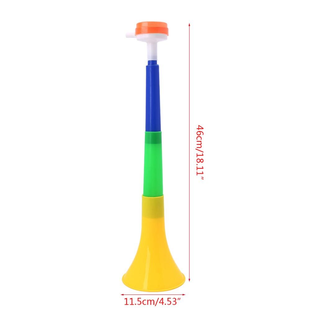 Bocina de fanático de la animación del estadio de fútbol, balón de fútbol, Vuvuzela, Trompeta de porristas