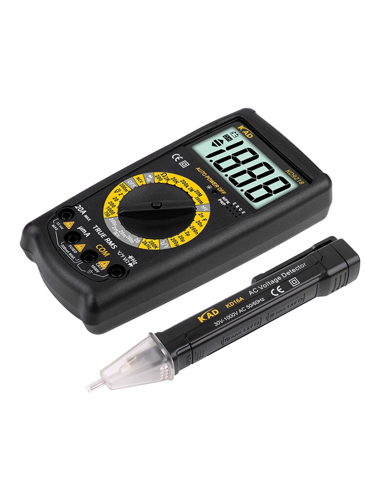 Digital Multimeter Test Pencil Voltage Testing Tool Electrical Tester Meter Capacitance Meter
