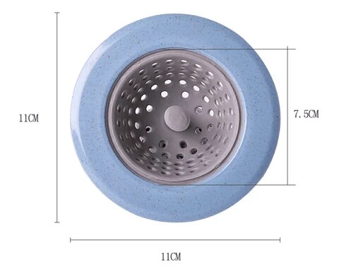 2 st silikon kök handfat sil propp avfall propp diskbänk filter sil badrum dusch avlopp handfat