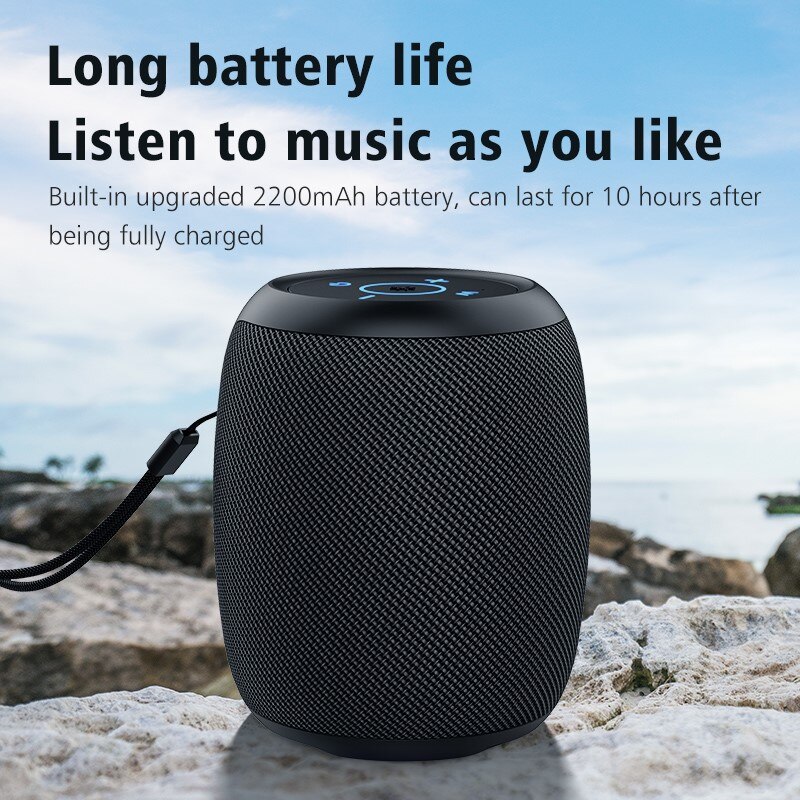 Draagbare Draadloze Mini Bluetooth Speaker Waterdichte Subwoofer Luidspreker Kolom Hifi Lossless Geluidskwaliteit Stereo