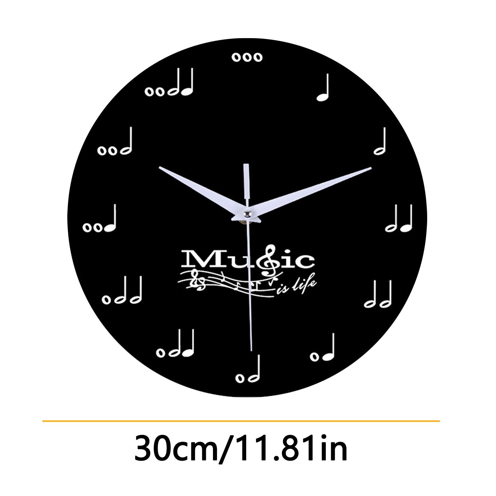 @ Musical Wall Clock 12-inch Mute Decorative Clock Bedroom Living Room Clocks Wall Art Home Decoration Classical Timers