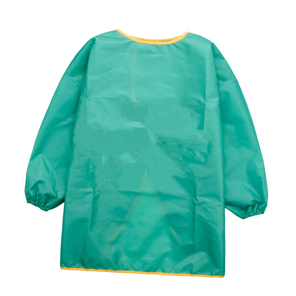 Tablier à manches longues pour enfants, Smock, école de cuisine, peinture, dessin artisanal: Green M