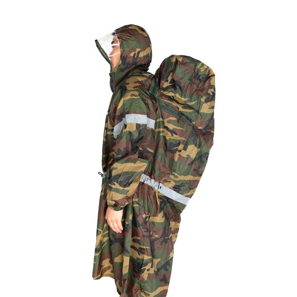 Outdoor raincoat Backpack Rain Cover One-piece rain poncho cape unisex Hiking Camping Rainwear jacket: Other / M