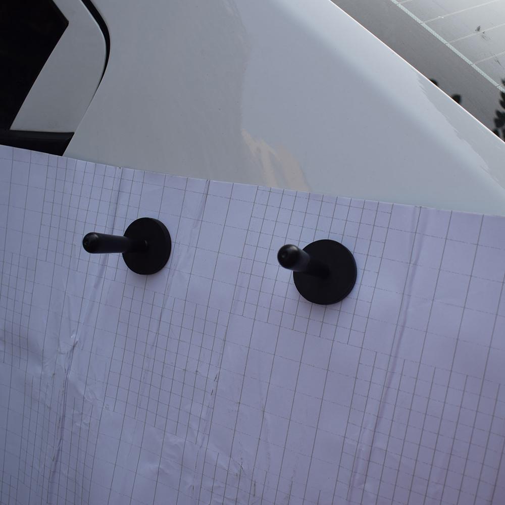 Cngzsy 10 stk magnetiske mærkatholdere stærk vinylfilm griber carbonfolie skilt håndværk tapet sucker bil styling værktøj 10 a 12