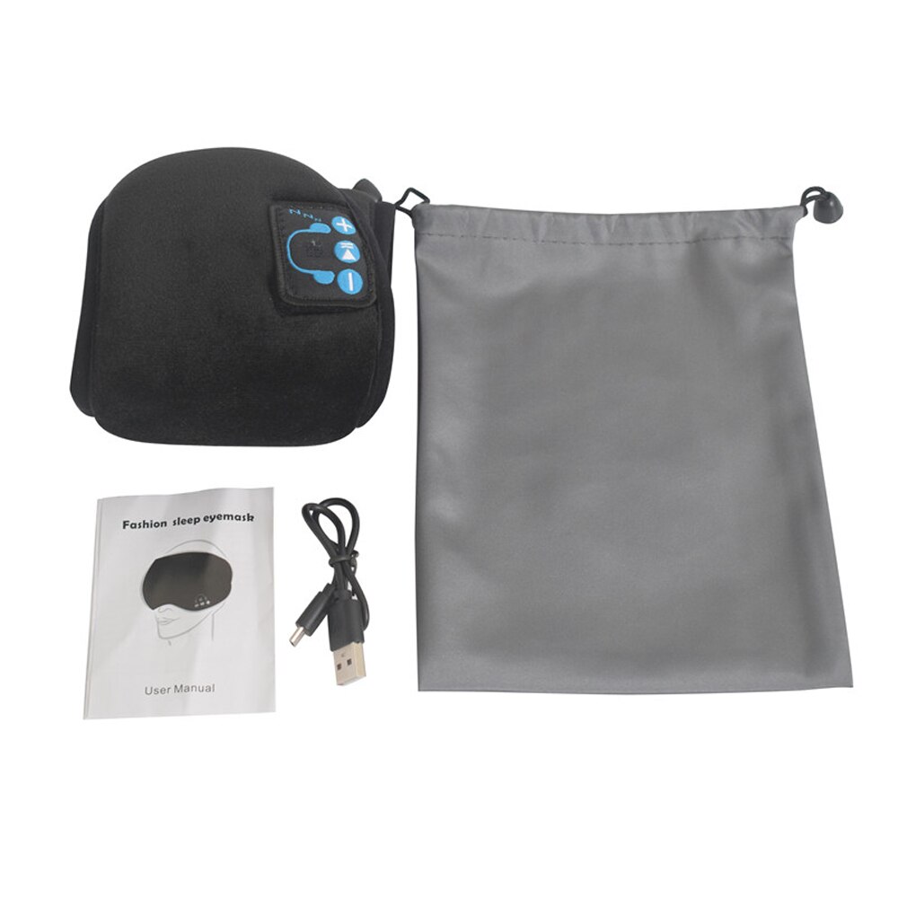 Sleep Mask Headphones Bluetooth 5.0 Sleeping Wireless Sleeping for Side Sleepers, HandsFree for Meditation Insomnia Airplane