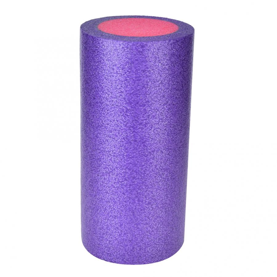Yoga kolonne fitness pilates yoga foam roller blok epe yoga foam roller muskel aflaste massage kolonne balance udstyr 30 x 15cm: Lilla