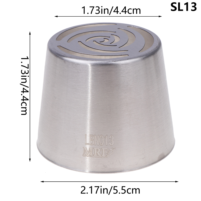 1Pc Stainless Steel Russian Piping Tips Christmas Cake Icing Frosting Nozzles For Cupcake Decoration DIY Kitchen Baking Tool: VIOLET/紫罗兰