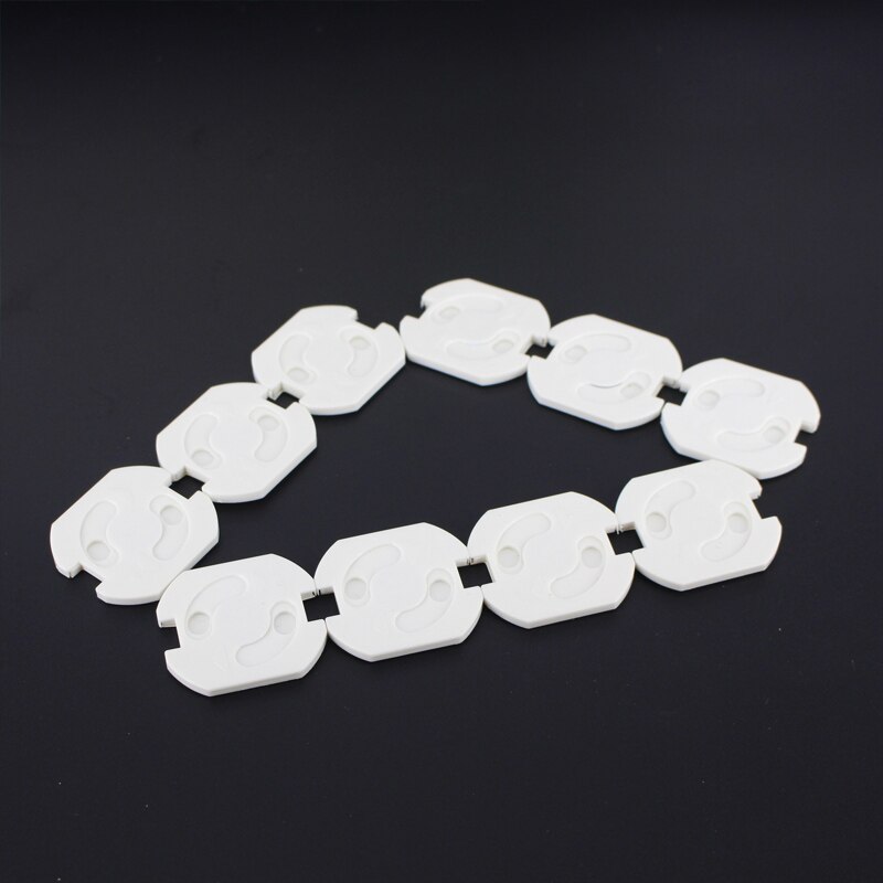 10 Pcs Plugs Protector Cover Cap Guard Protection Anti Electric Shock Mother Kids Child Safety Equipment EU Power Socket