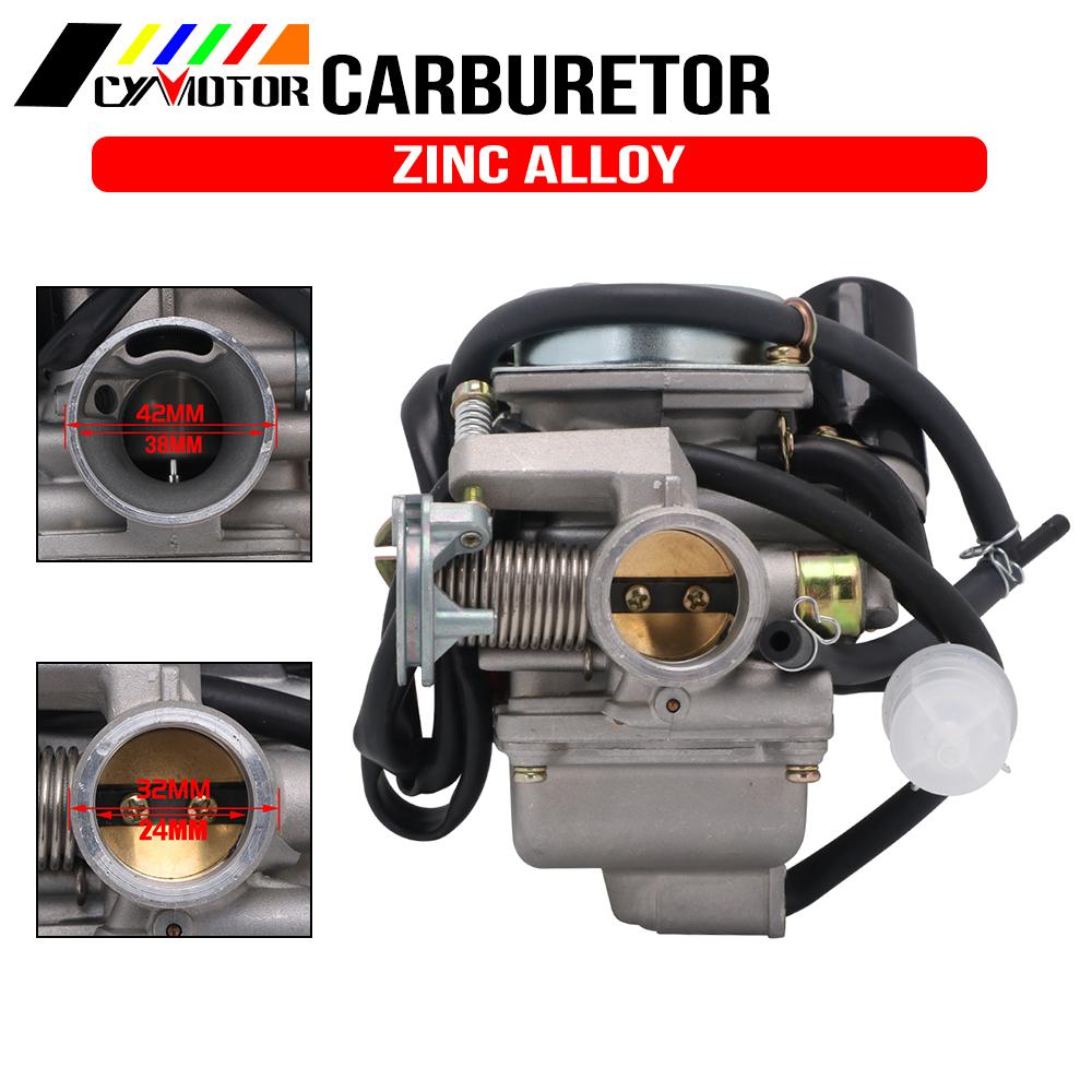 Universal Carburador 24mm 4T For Yamaha GY6 125cc 150cc Scooter Moped PD24J CVK Carburetor CARB Scooters ATVS Kazuma