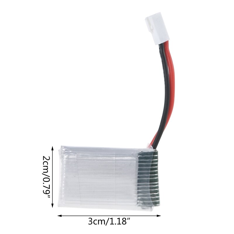 3,7 V 300mAh Lipo Batterie Wiederaufladbare 702030 Lithium-ionen Polymer Batterie für E55 FQ777 FQ17W DFD F180 FY530 u816 U830 H107 X11C