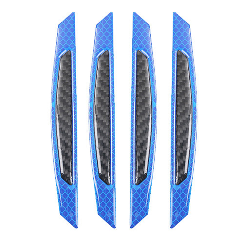 4 stks/set Auto Auto Veiligheid Reflecterende Tape Rijden Veiligheid Sticker 2 soorten Deur Anti-collision Waarschuwing Reflecterende Strips Accessoires: 08