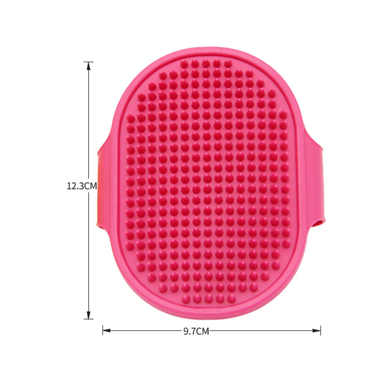 Brosse en caoutchouc souple pour chien et chat, peigne de bain en Silicone pour animaux de compagnie, peigne de Massage, épilateur, fournitures pour animaux de compagnie, toilettage pour chien, équipement de nettoyage