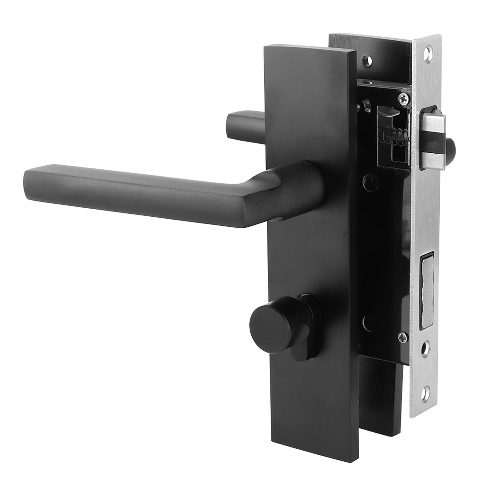 Slaapkamer Deurslot Home Security Slaapkamer Handvat Slot Met Sleutels Schroef Voor Diverse Houten Deuren Met 3.5-4.5Cm Deurkozijnen