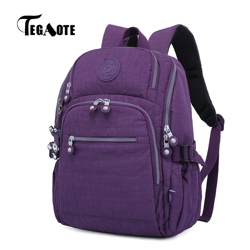 TEGAOTE-Mochila escolar para mujer, bolsos para adolescente, antirrobo, para portátil, impermeable