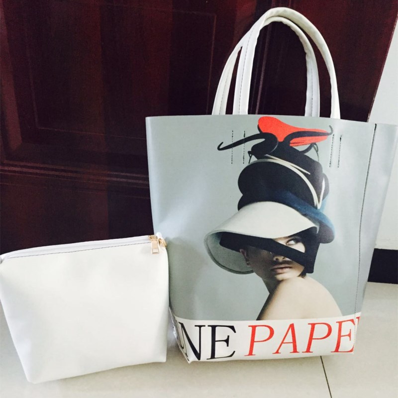 Mixtx damska torba na ramię na zakupy modny charakter magazyn Crossbody osobowość torebka duża pojemność matowa torba na ramię wysokiej jakości