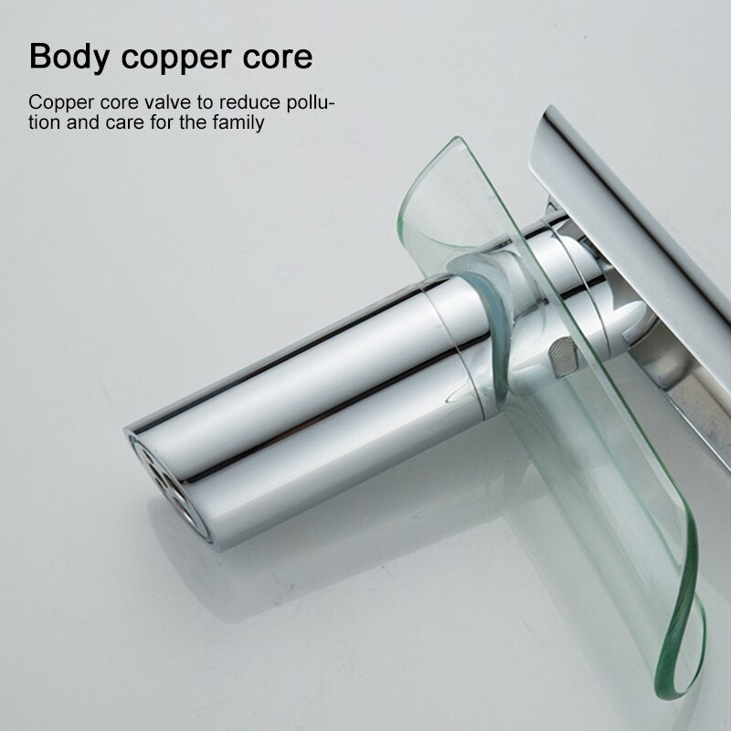 Umywalka robić łazienki kran pojedyncza dźwignia bateria umywalkowa pojedyncza dźwignia wodospad bateria robić łazienki łazienka kran wodospad