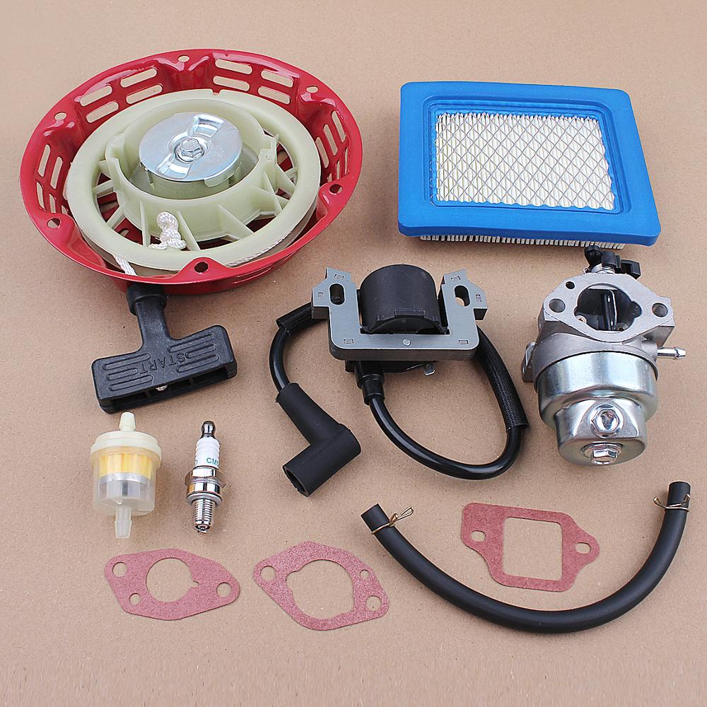 Carburetor Ignition Coil Recoil Starter For Honda GCV160 HRR216 HRB216 HRR216 HRS216 HRT216 HRZ216 Lawn Mower Engine-Motor Parts