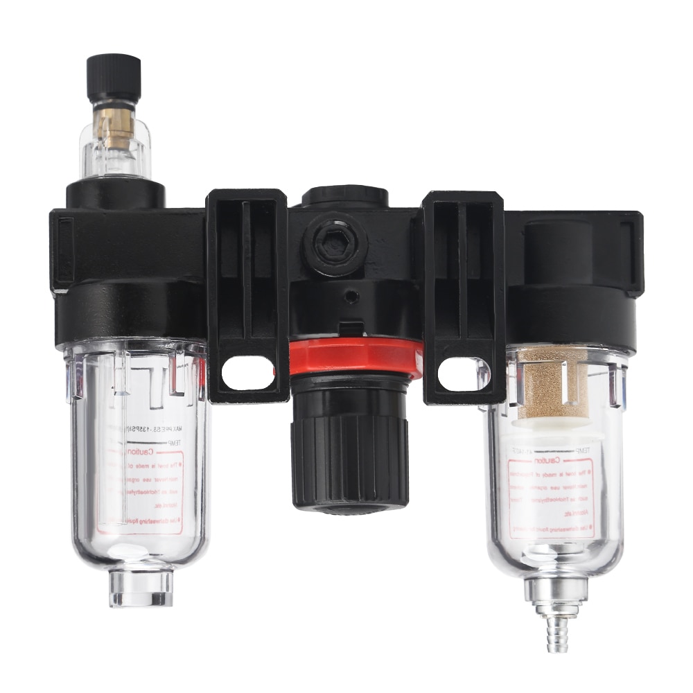 Ac2000 1/4 tommer lufttryksfilter regulator olie-vand-udskiller smøreapparat fugt vandlås renser olie-vand separator