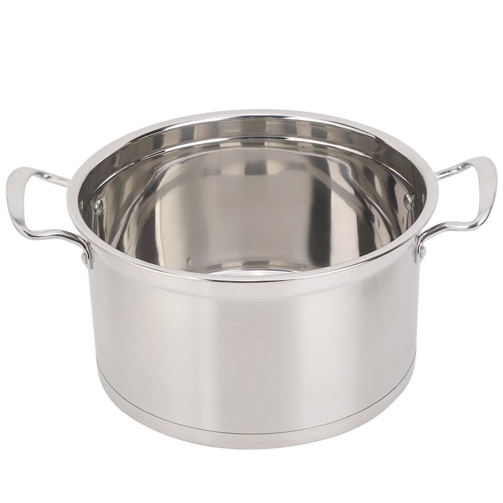 Doppio fondo addensato portatile 26CM acciaio inossidabile doppio strato pentola per cottura a vapore pentola pentola pentole strumento di cottura domestica