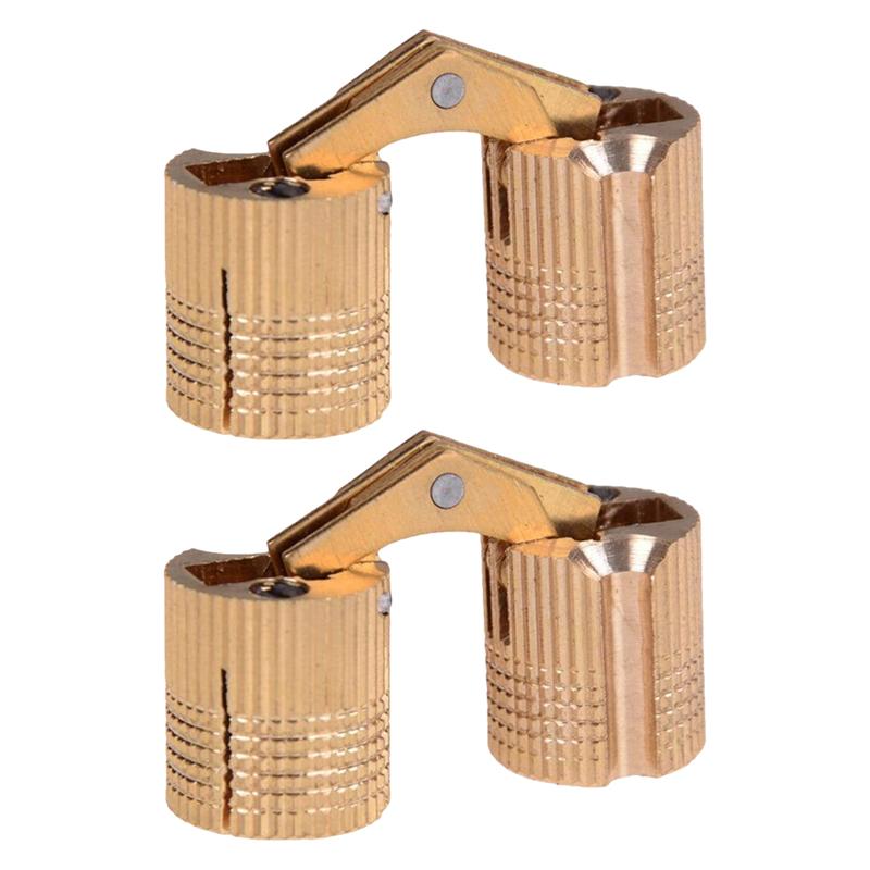 2pcs Durable Hidden Shelf Hinges Furniture Hardwares Cabinet Door Hinge Flap Hinges for Use Home Door